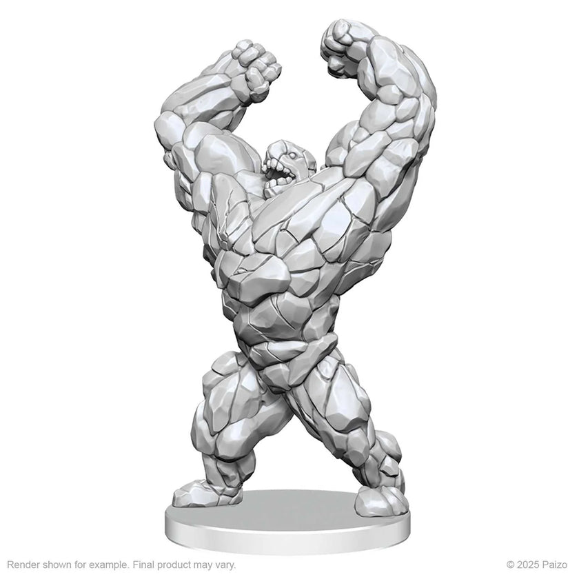Pathfinder Battles Deep Cuts Unpainted Miniatures: Living Landslide & Living Wildfire