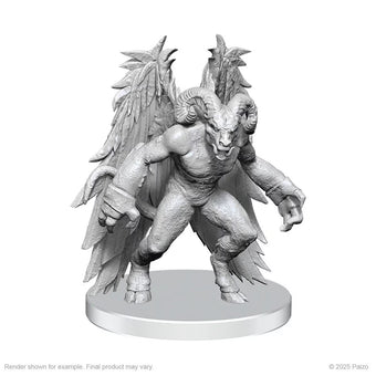 Pathfinder Battles Deep Cuts Unpainted Miniatures: Gylou (Handmaiden Devil) & Ferrugon (Rust Devil)