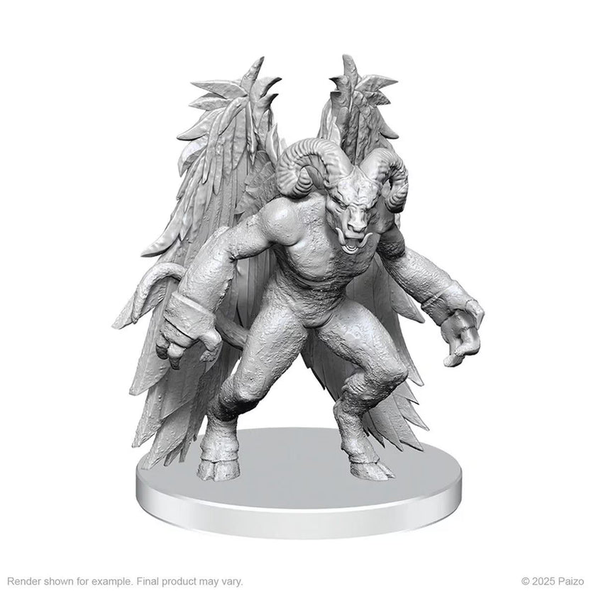 Pathfinder Battles Deep Cuts Unpainted Miniatures: Gylou (Handmaiden Devil) & Ferrugon (Rust Devil)
