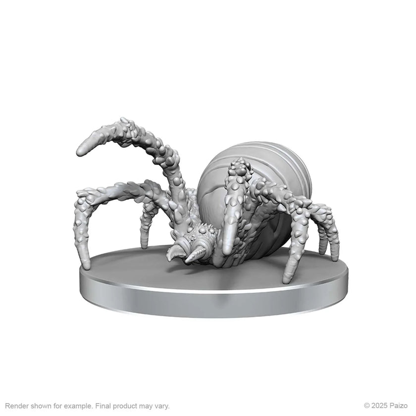 Pathfinder Deep Cuts Unpainted Miniatures: Cave Scorpion & Hunting Spider