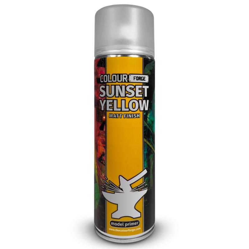 Colour Forge Sunset Yellow Matt Finish Spray Paint (500ml)