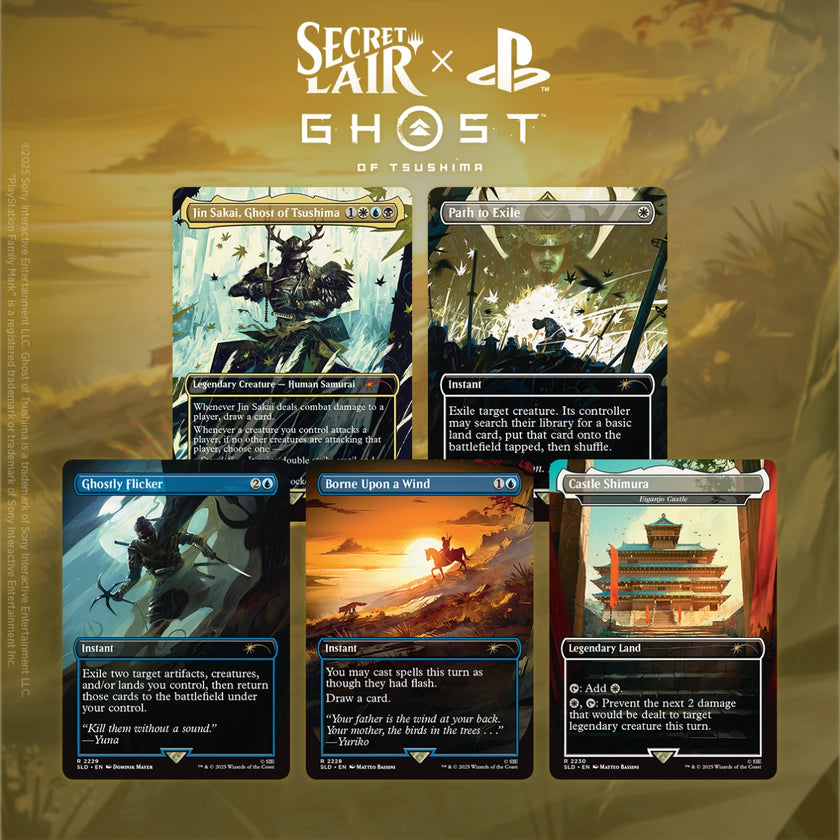Magic the Gathering Secret Lair x Ghost of Tsushima - Non Foil