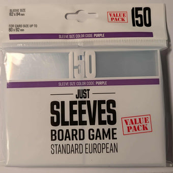 Gamegenic Just Sleeves - Standard European (50)