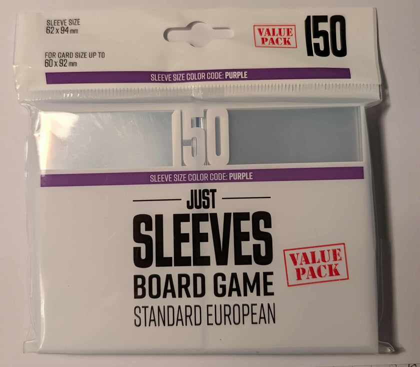 Gamegenic Just Sleeves - Standard European (50)