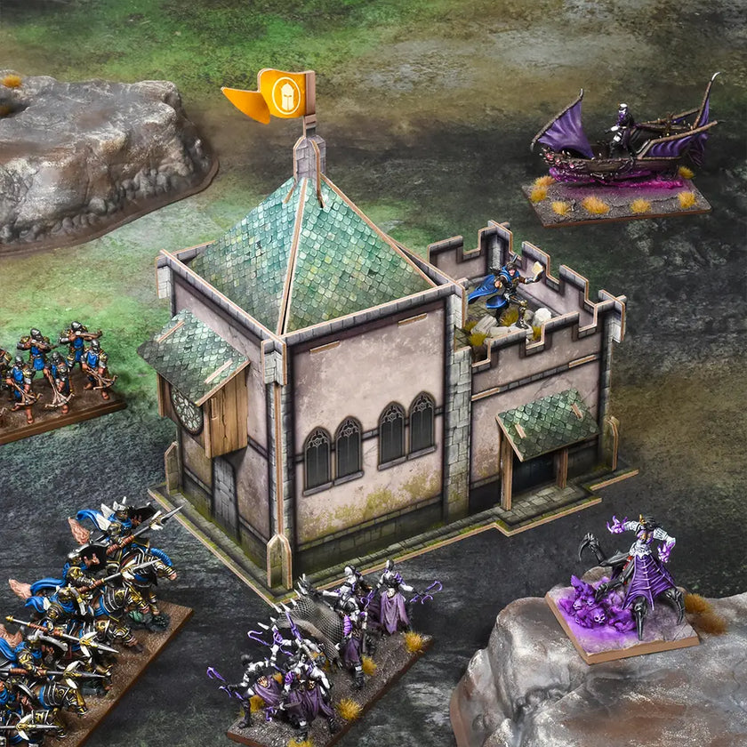Battlefields Terrain Crate Village Buildings Pack | 28-32mm Scale Terrain