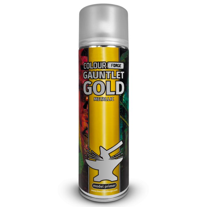 Colour Forge Gauntlet Gold Metallic Spray Paint (500ml)