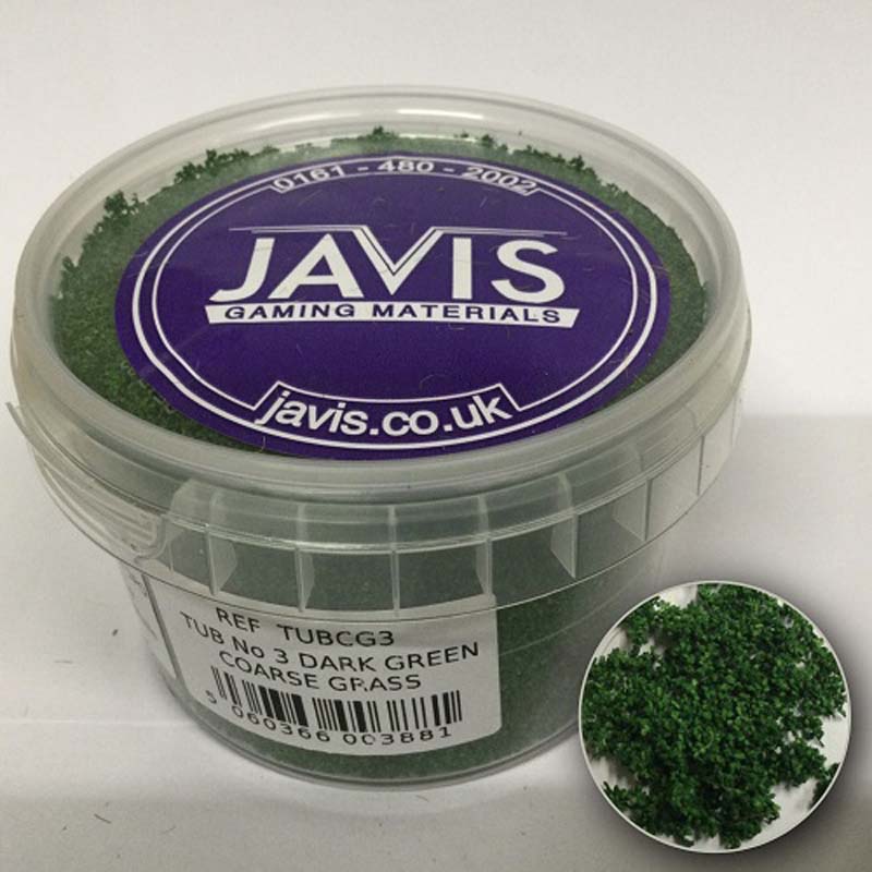 No.3 Dark Green Coarse Grass Tub by Javis