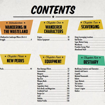 Fallout Wanders Guide Fallout: The Role Playing Game – Red Sun Collectables