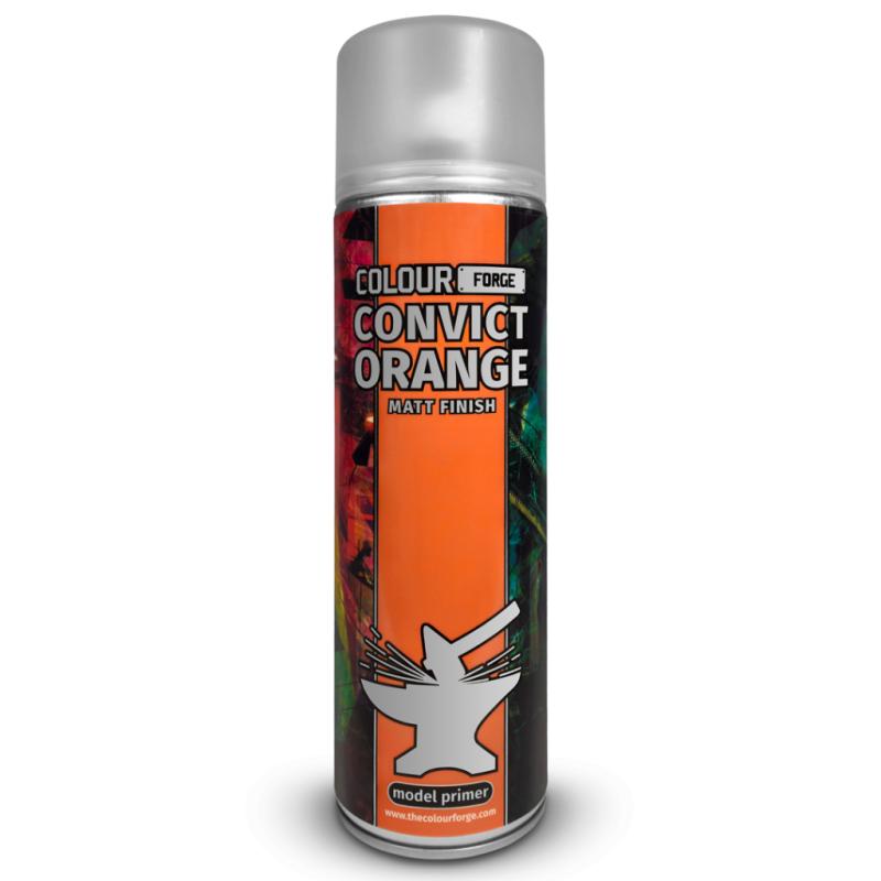 Colour Forge Convict Orange Matt Finish Spray Paint (500ml)
