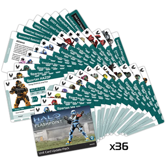 Halo: Flashpoint Rulebook Pack and Spartan Update Cards (v1.5)