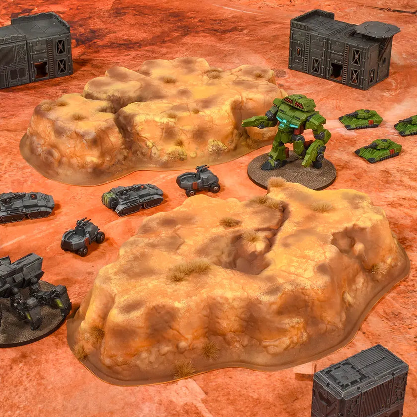 Battlefields Terrain Crate Highland Hills | 10-32mm Scale Terrain