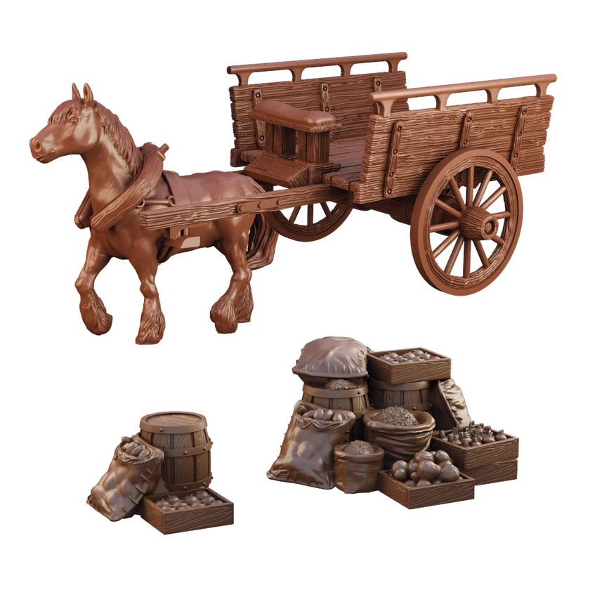 Terrain Crate Fantasy Terrain: Horse and Cart