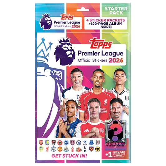 Topps Premier League Official Stickers 2026 Starter Pack