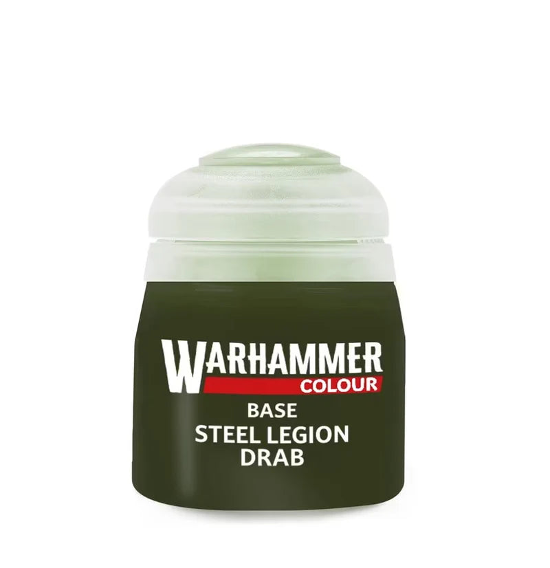 Steel Legion Drab: Base 12ml - Warhammer Colour
