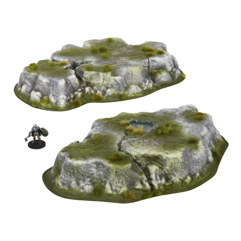 Battlefields Terrain Crate Highland Hills | 10-32mm Scale Terrain
