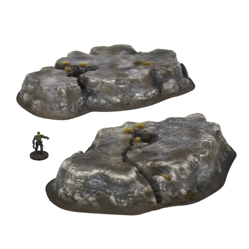 Battlefields Terrain Crate Highland Hills | 10-32mm Scale Terrain