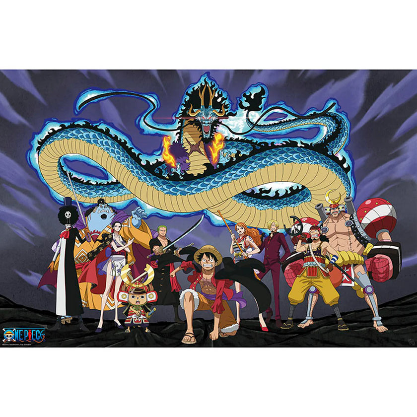 One Piece The  crew versus  Kaido 61 x  91.5cm Maxi  Poster