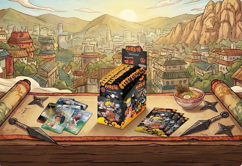 Naruto Mythos TCG | FIRST EDITION Booster Box Konoha Shido (24 Packs) Box