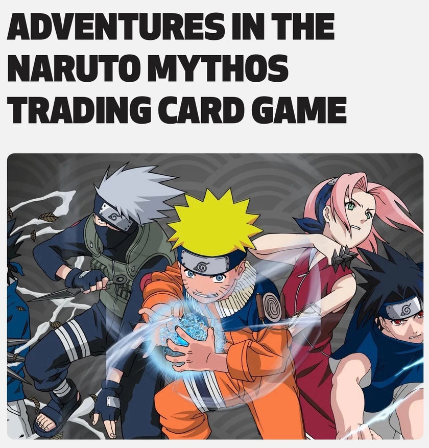 Naruto Mythos TCG | FIRST EDITION Booster Box Konoha Shido (24 Packs) Box