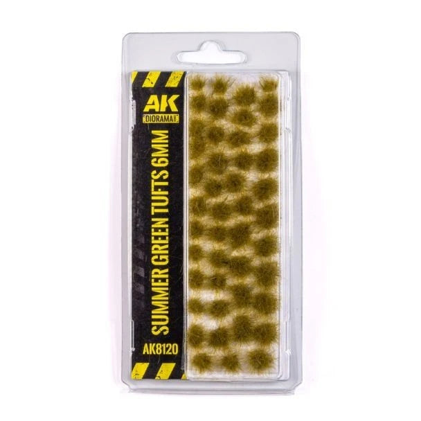 AK Diorama: Summer Green Tufts 6mm