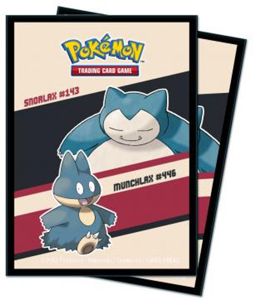 Snorlax and Munchlax Standard Deck Protector Sleeves (65ct) for Pokémon