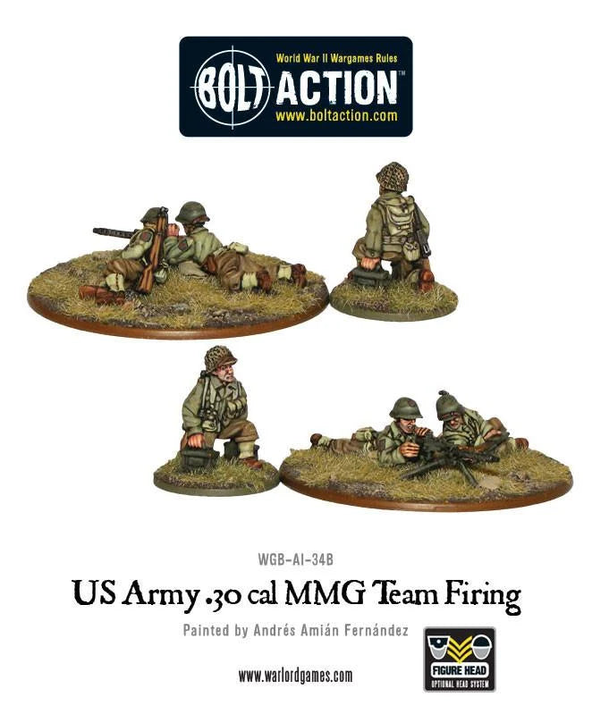 Bolt Action  US Army 30 Cal MMG Team Firing Blister Pack