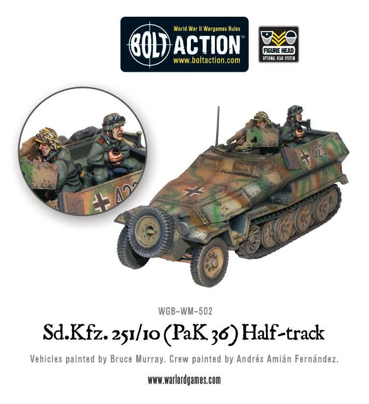 Sd.Kfz 251/10 half-track (3.7cm PaK) Plastic Boxed Set