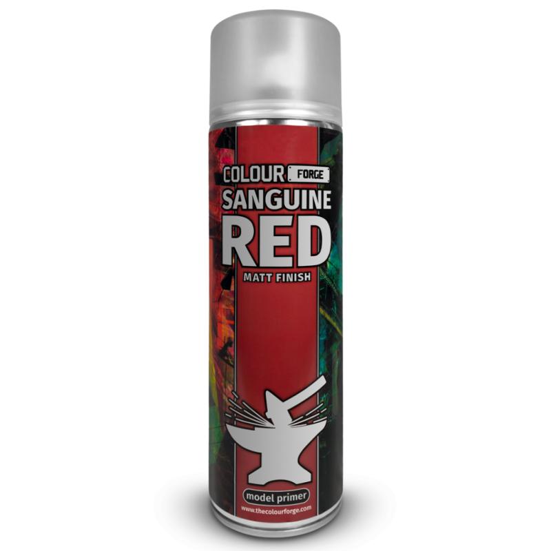Colour Forge Sanguine Red Matt Finish Spray Paint (500ml)