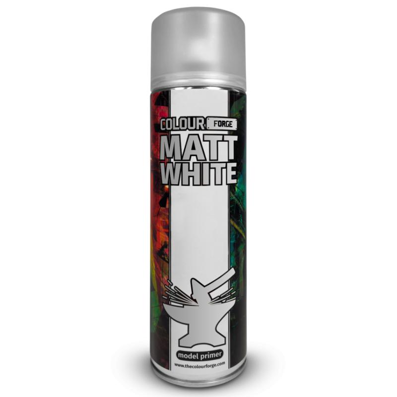 Colour Forge Matt White Spray Paint (500ml)